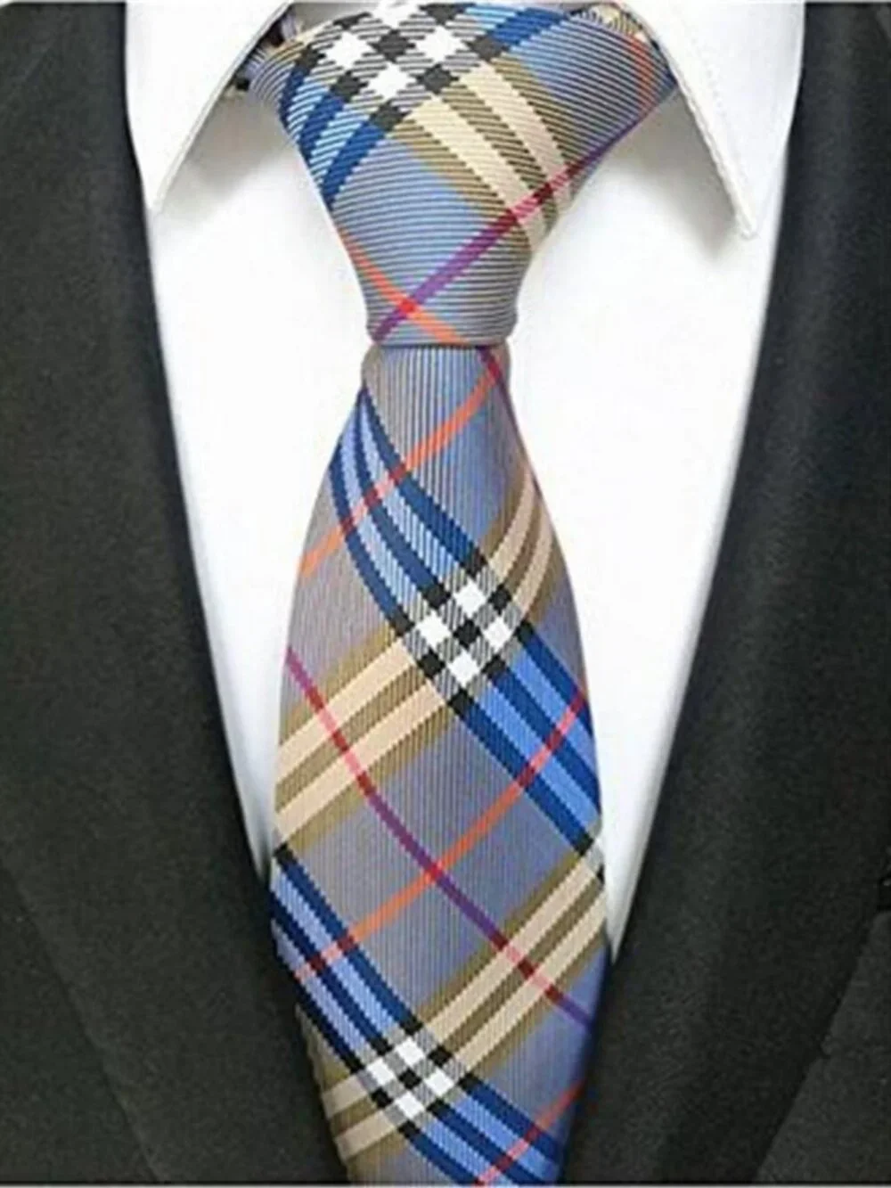 Lot of 9 Classic Men's Woven Jacquard Neckties - Stylish Formal Accessories
